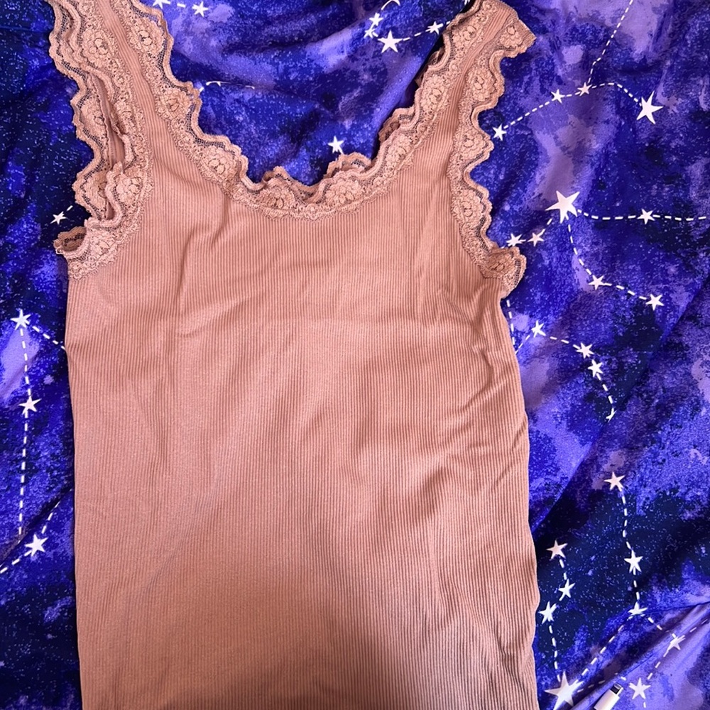 Brown tank top